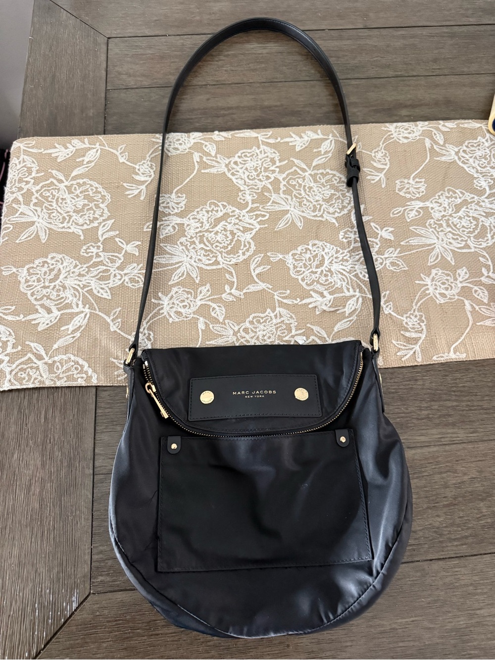 Preppy Nylon Messenger Bag